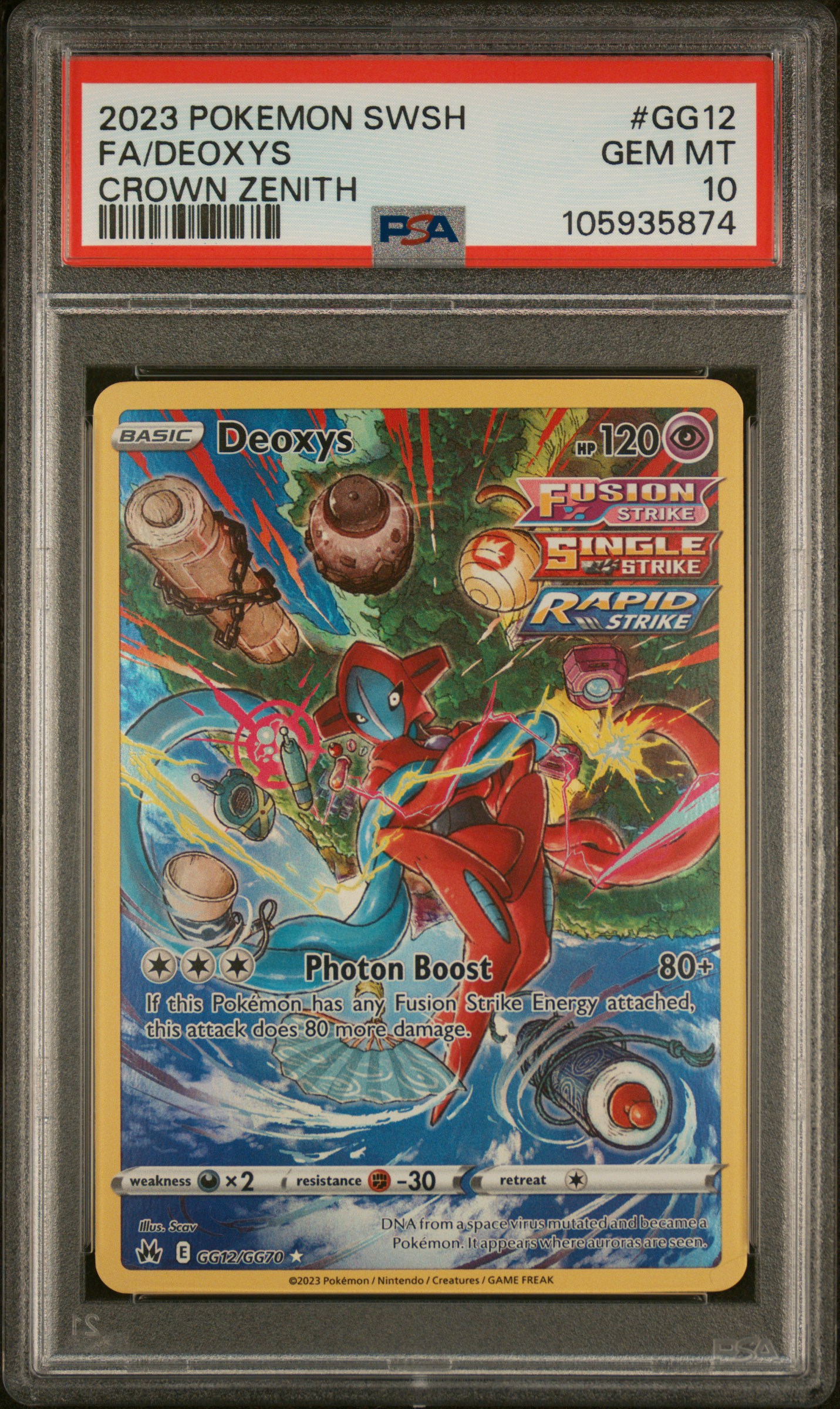 PSA 10 Deoxys